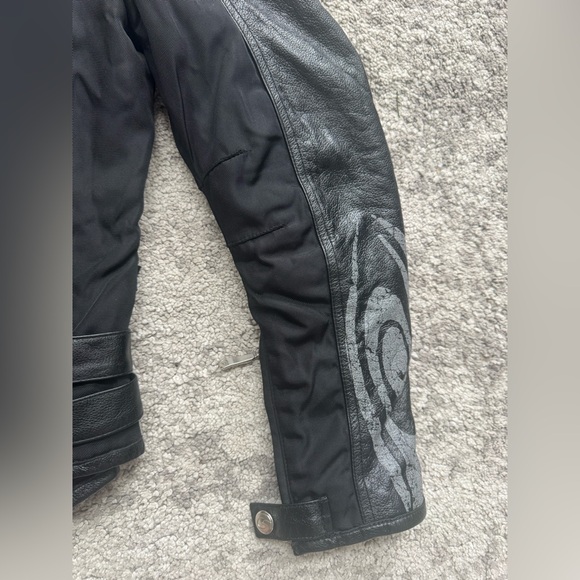 Hein Gericke Women’s Motorcycle Moto Jacket Size 8 – Leather & Textile - Picture 9 of 14